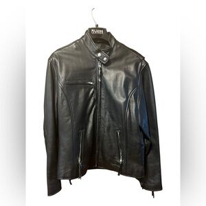 Wilson’s Leather “Open Road” Black Leather Jacket – Size Large